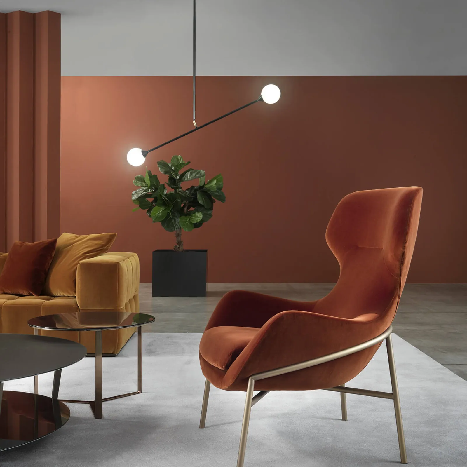 Lomacasa Marelli Brera High Armchair Gallery 1-5