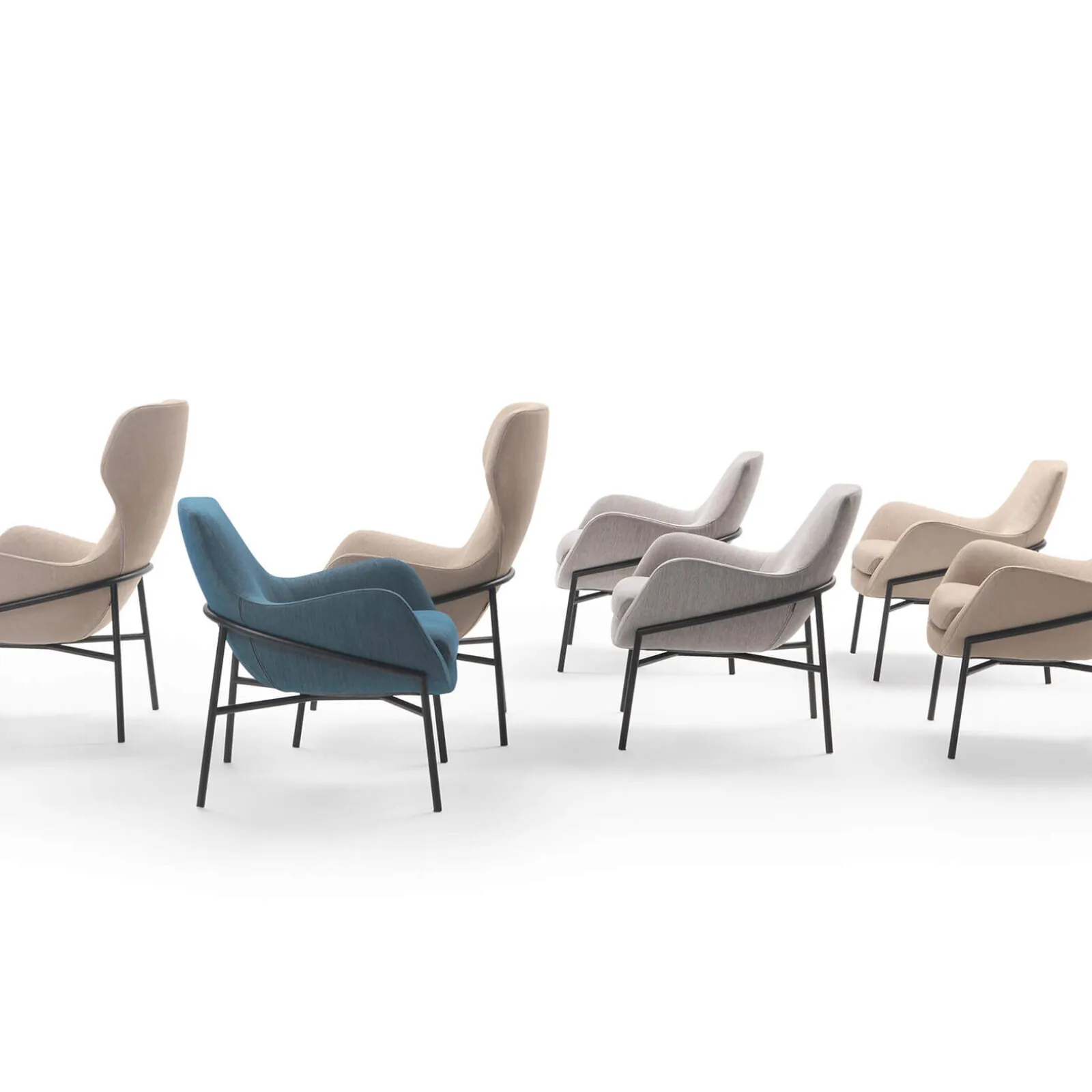 Lomacasa Marelli Brera High Armchair Gallery 2-13