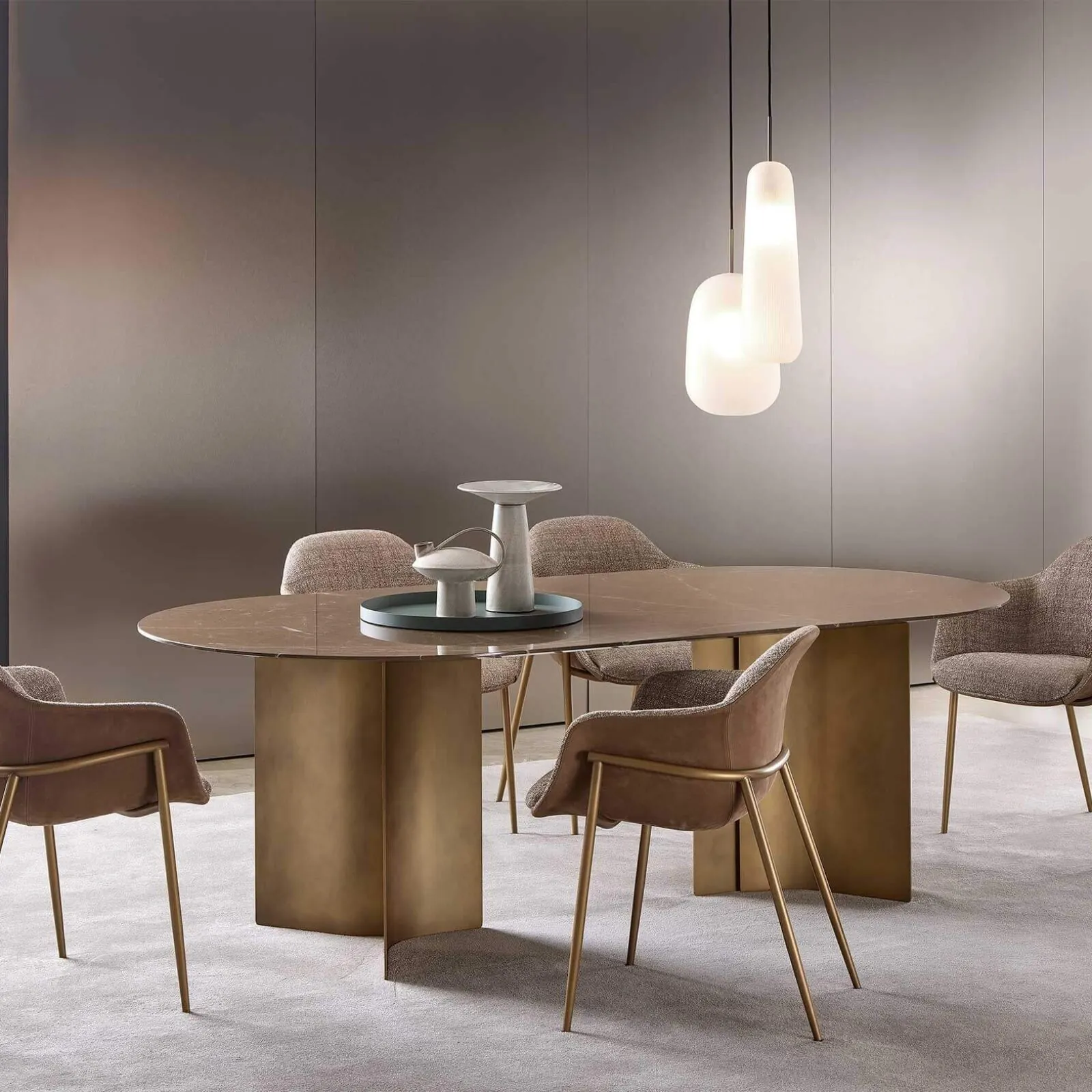 Lomacasa Marelli Chia Metal Base Chair Gallery 1-5