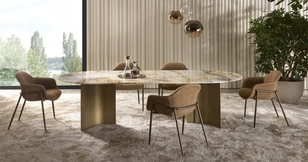 Lomacasa Marelli Chia Metal Base Chair Hero