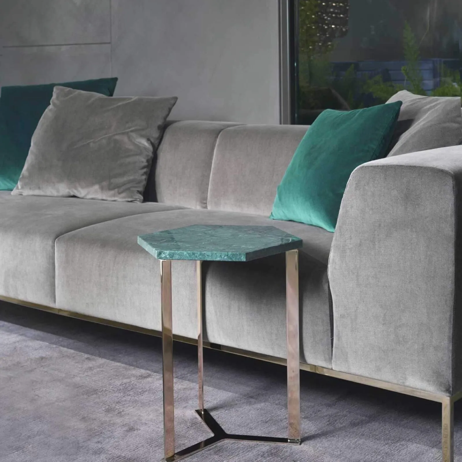 Lomacasa Marelli Clip Hexagonal Coffee Table Gallery 1-2