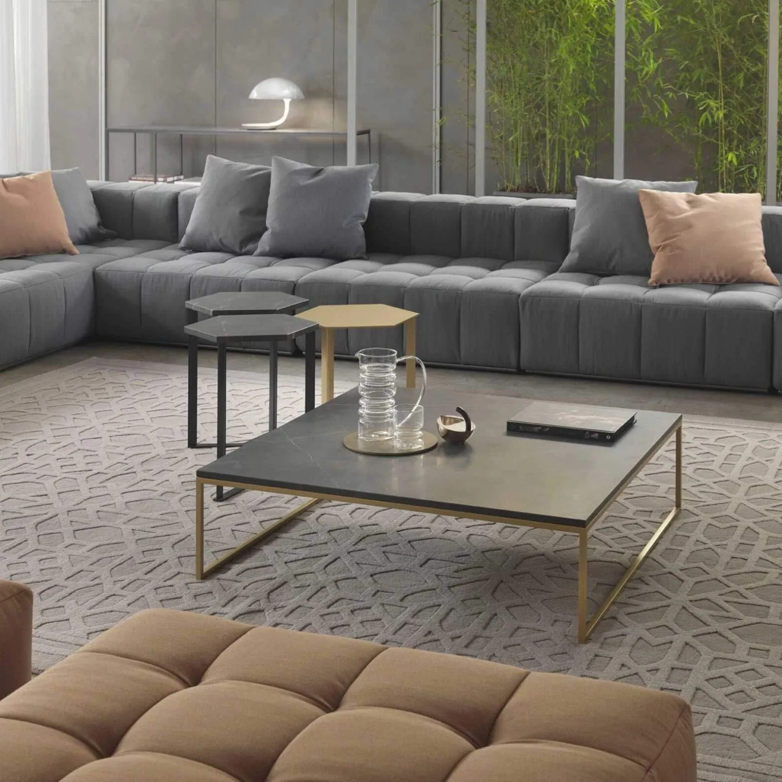 Lomacasa Marelli Clip Hexagonal Coffee Table Gallery 1-3