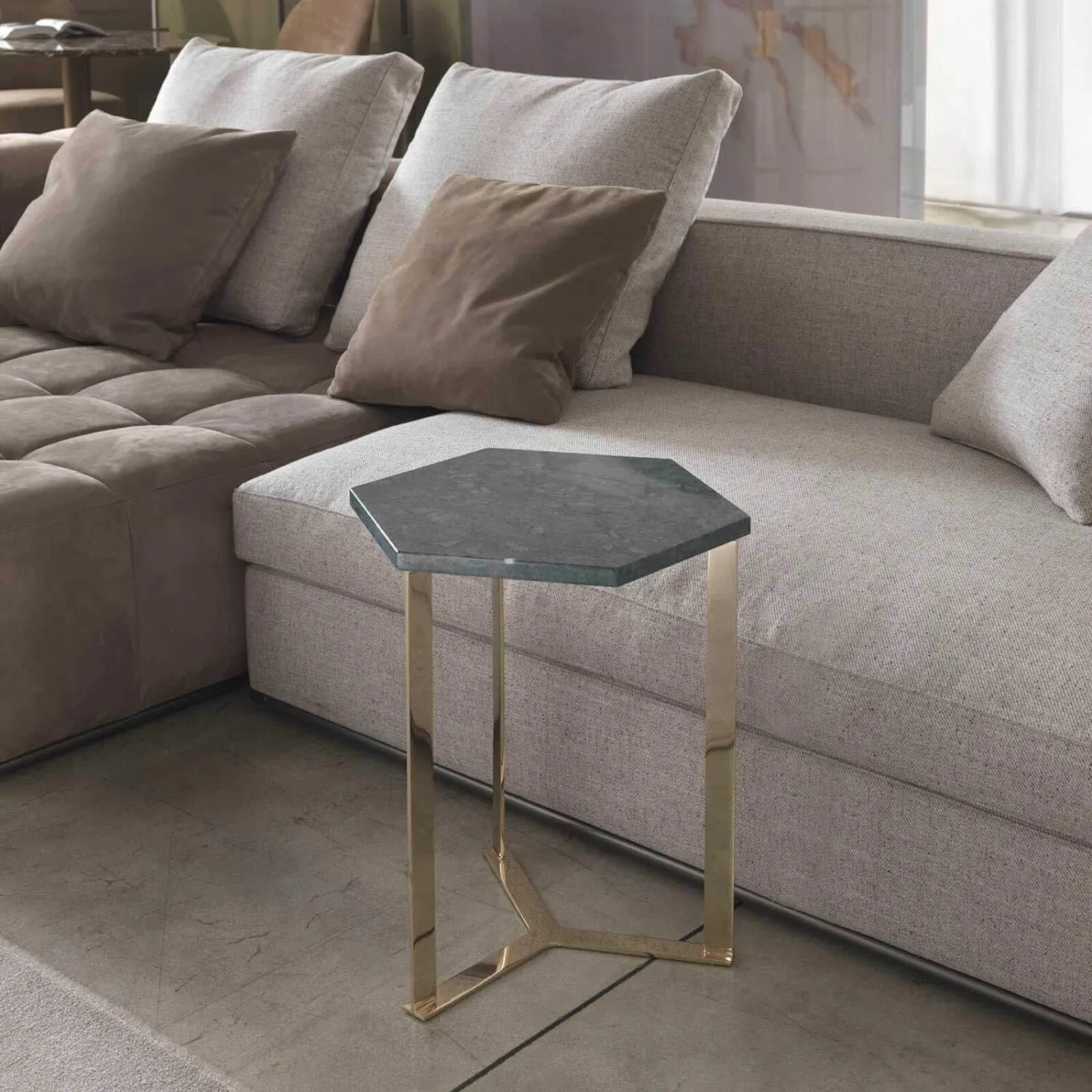 Lomacasa Marelli Clip Hexagonal Coffee Table Gallery 1-4
