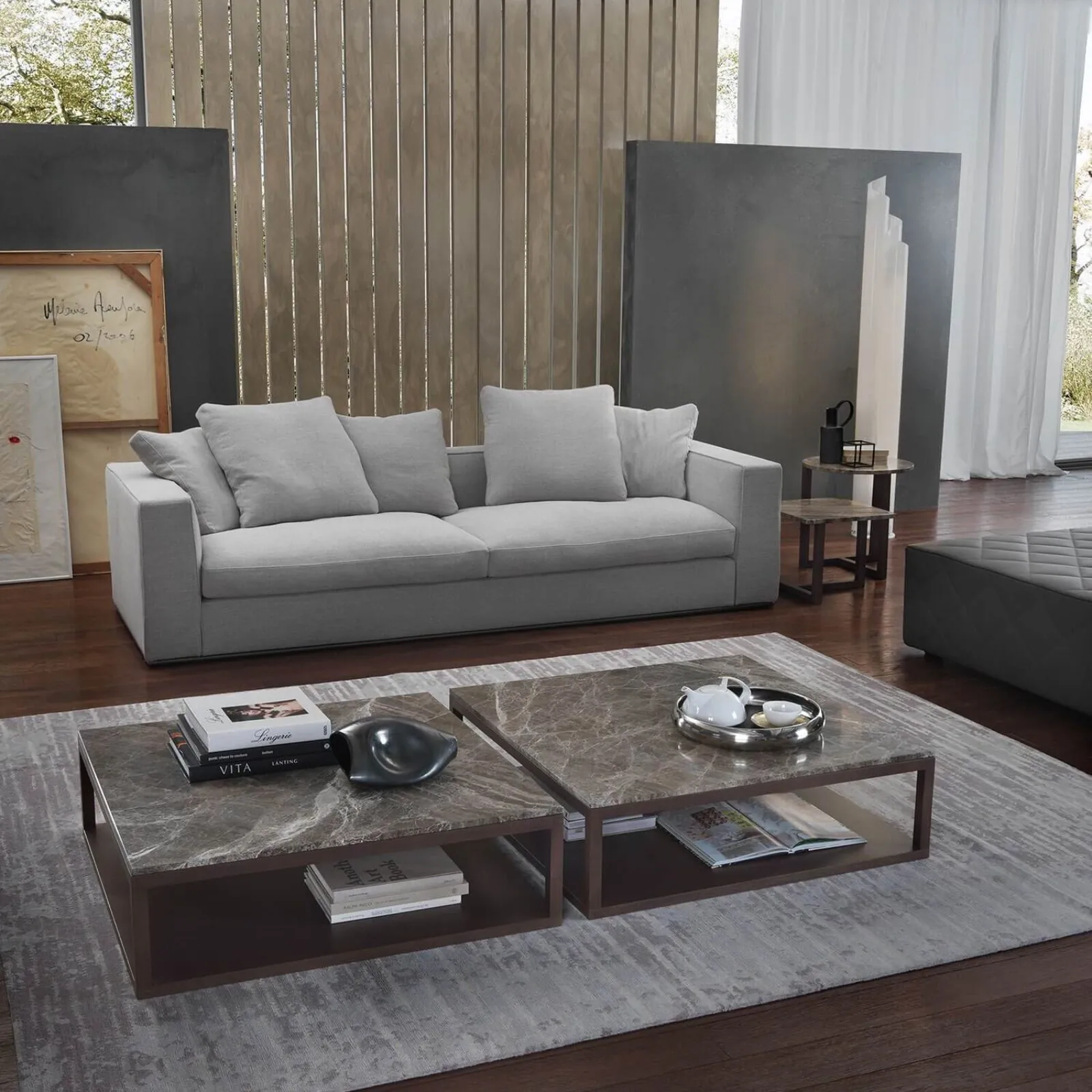 Lomacasa Marelli Forest Stone Coffee Table Gallery 1-5