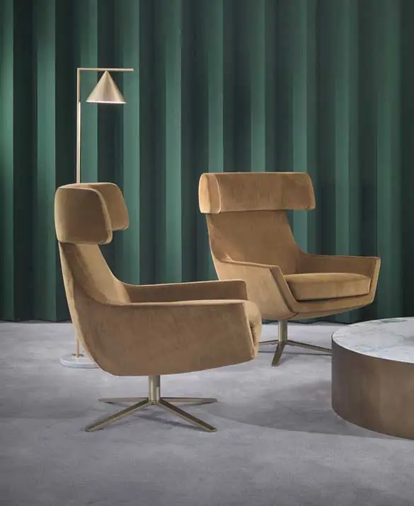 Lomacasa Marelli Joy Wingback Armchair Featured