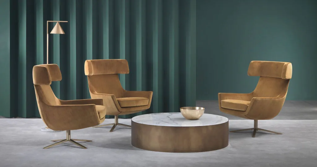 Lomacasa Marelli Joy Wingback Armchair Hero