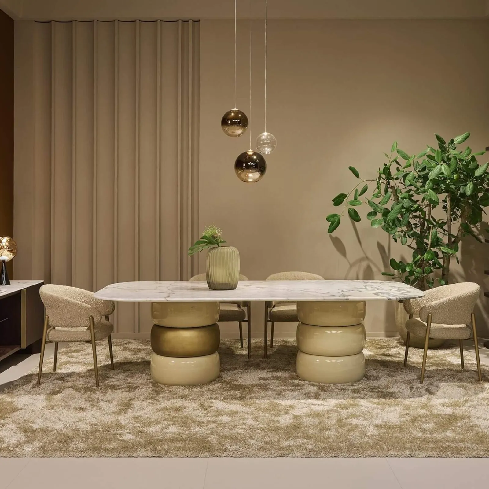 Lomacasa Marelli Lua Dining Table Gallery 1-3