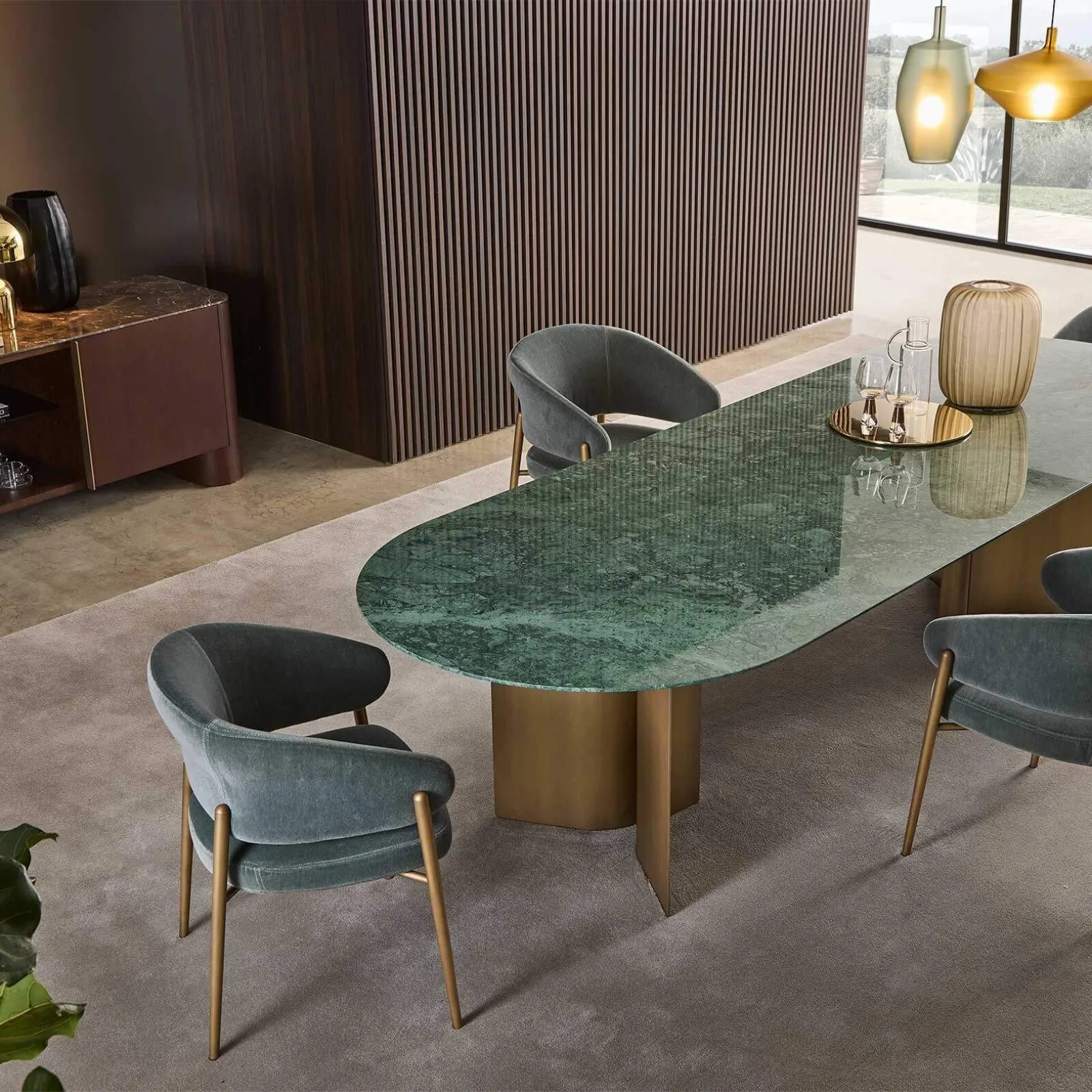 Lomacasa Marelli Wave Dining Table Gallery 1-3