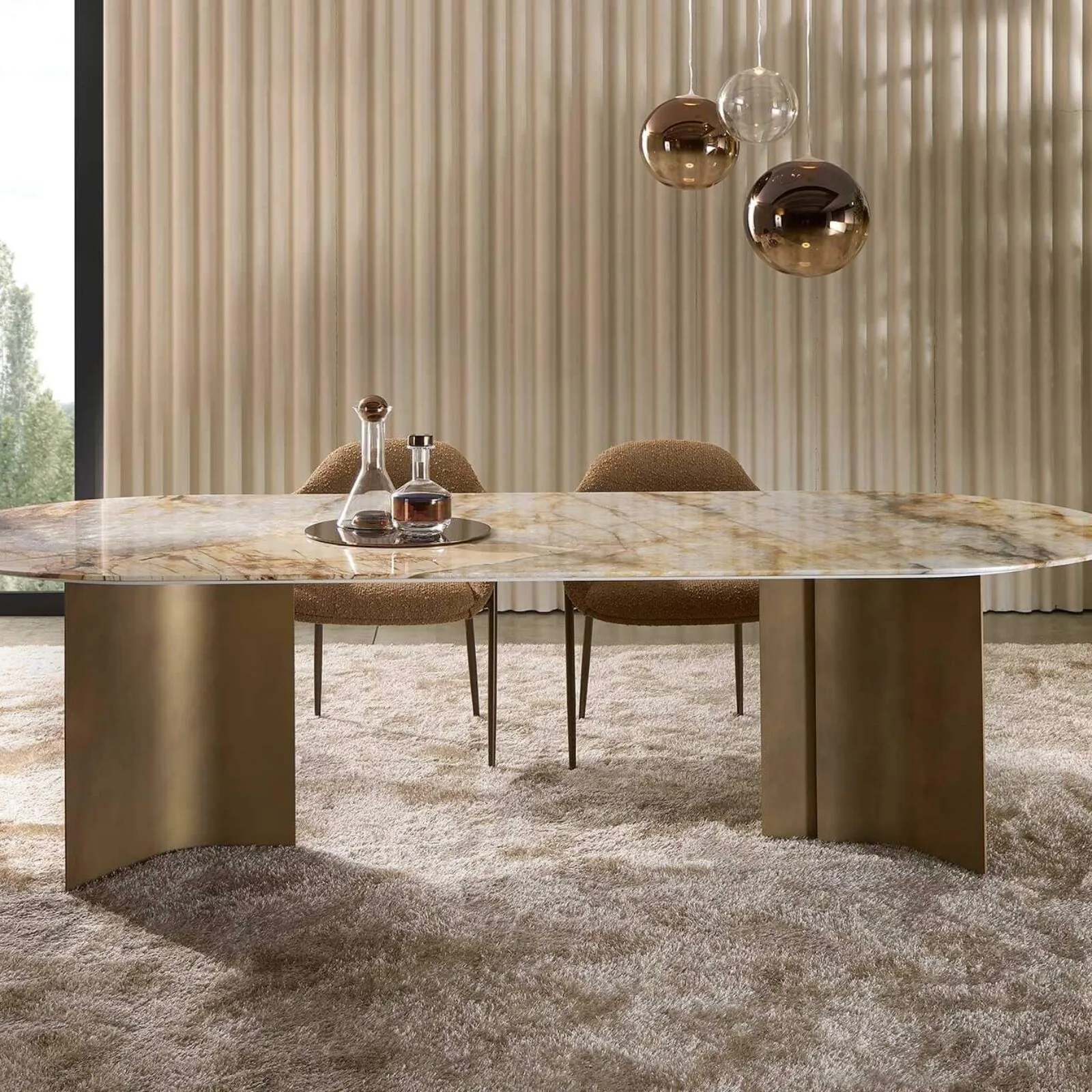 Lomacasa Marelli Wave Dining Table Gallery 1-8